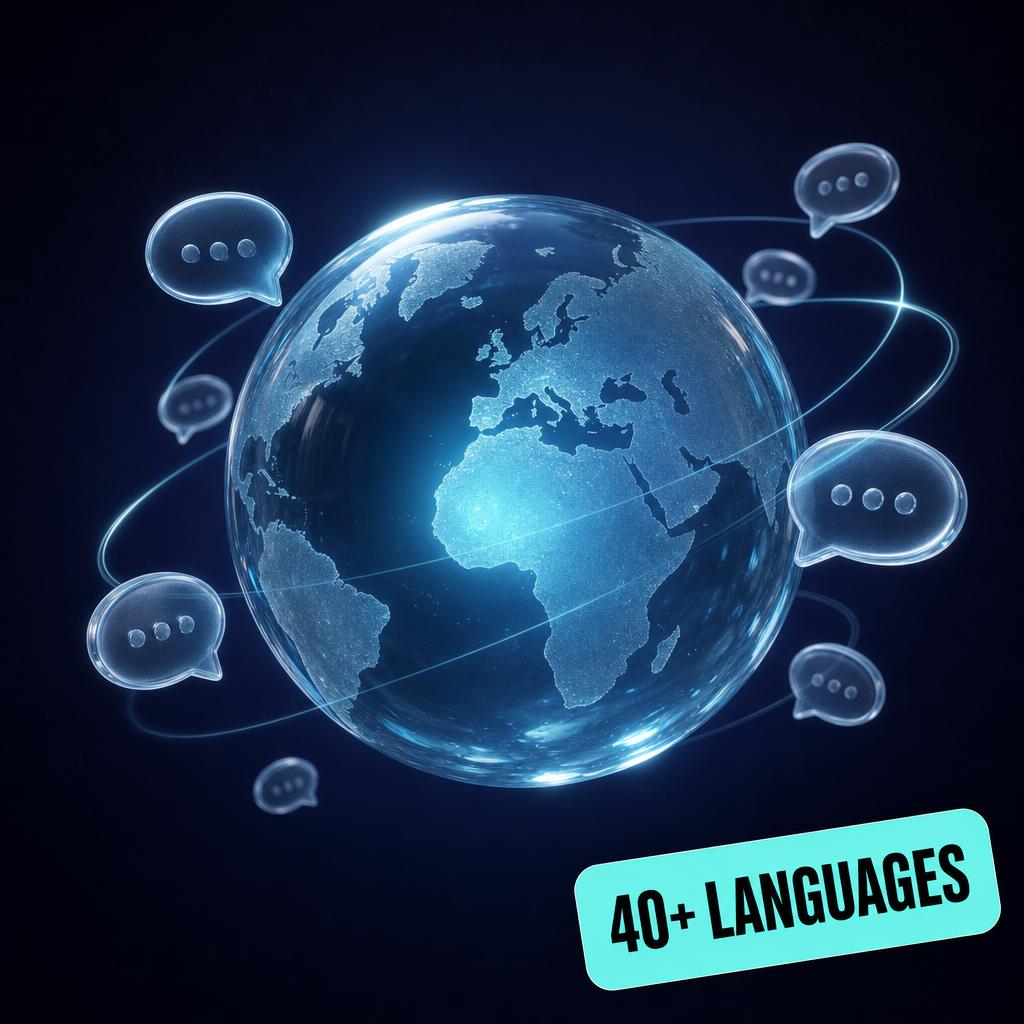 40+ Language Coverage